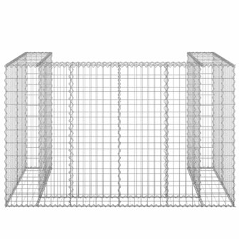 Schanskorf voor containers 180x100x110 cm gegalvaniseerd staal 3