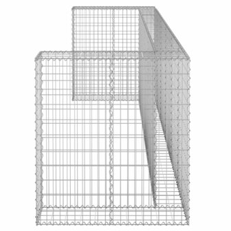 Schanskorf voor containers 325x100x110 cm gegalvaniseerd staal 4