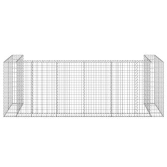 Schanskorf voor containers 325x100x110 cm gegalvaniseerd staal 6