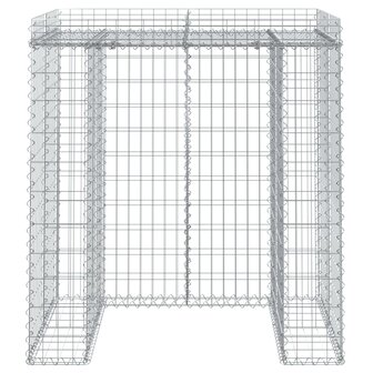 Schanskorf voor vuilnisbak 110x91x120 cm gegalvaniseerd ijzer 3