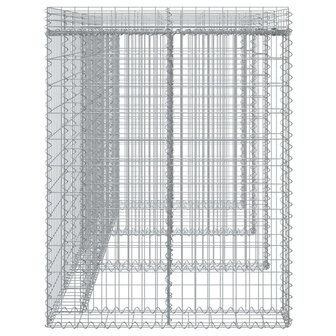 Schanskorf voor vuilnisbak 270x91x120 cm gegalvaniseerd ijzer 4