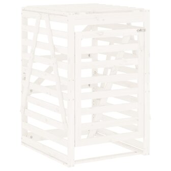 Containerberging drievoudig massief grenenhout wit 8