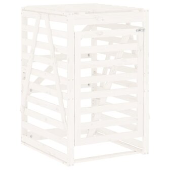 Containerberging viervoudig massief grenenhout wit 8