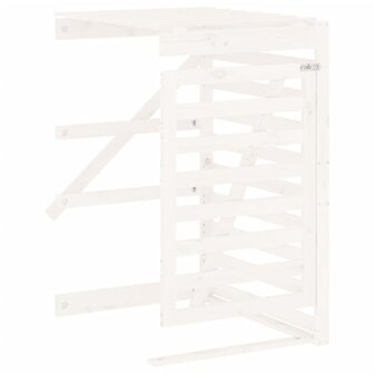Containerberging verlengstuk massief grenenhout wit 2