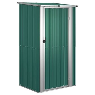 Tuinschuur 118,5x97x209,5 cm gegalvaniseerd staal groen 2
