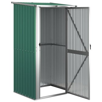 Tuinschuur 118,5x97x209,5 cm gegalvaniseerd staal groen 3