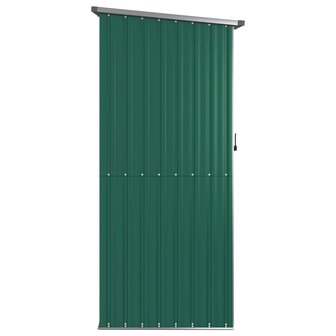 Tuinschuur 118,5x97x209,5 cm gegalvaniseerd staal groen 5