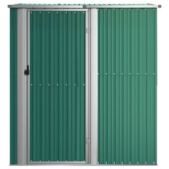 Tuinschuur 180,5x97x209,5 cm gegalvaniseerd staal groen 3
