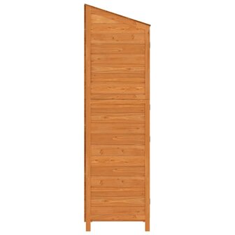 Tuinschuur 55x52x174,5 cm massief vurenhout bruin 5