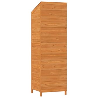 Tuinschuur 55x52x174,5 cm massief vurenhout bruin 6