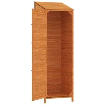 Tuinschuur 55x52x174,5 cm massief vurenhout bruin 7