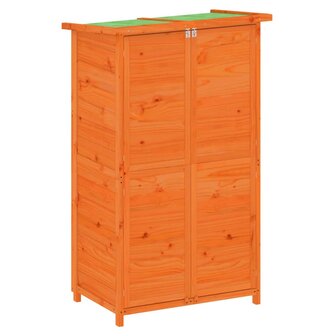 Tuinschuur 83x57x140 cm massief grenenhout bruin 2