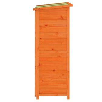 Tuinschuur 83x57x140 cm massief grenenhout bruin 6