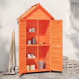Tuinschuur 89x52,5x175 cm massief grenenhout bruin 1
