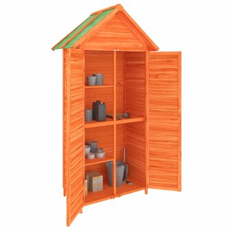 Tuinschuur 89x52,5x175 cm massief grenenhout bruin 3