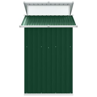 Tuinschuur 270x130x208,5 cm gegalvaniseerd staal groen 5