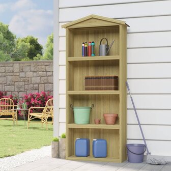 Tuinschuur 87x33x222 cm ge&iuml;mpregneerd grenenhout 1