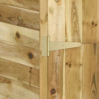 Tuinschuur 123x45x171 cm ge&iuml;mpregneerd massief grenenhout 7