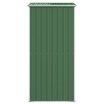 Tuinschuur 192x108x223 cm gegalvaniseerd staal groen 4