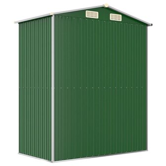 Tuinschuur 192x108x223 cm gegalvaniseerd staal groen 5