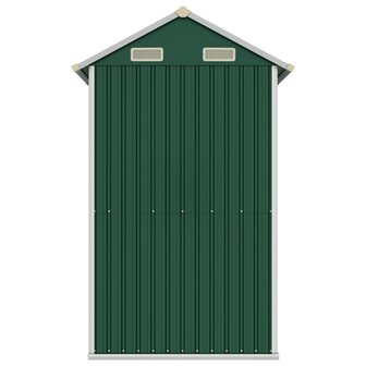 Tuinschuur 192x152,5x237 cm gegalvaniseerd staal groen 5