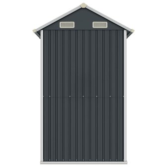 Tuinschuur 192x152,5x237 cm gegalvaniseerd staal antracietkleur 5