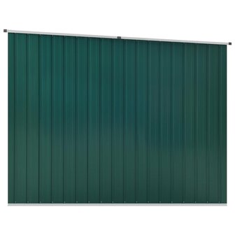 Tuinschuur 195x198x159 cm gegalvaniseerd staal groen 4