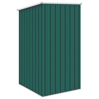 Tuinschuur 87x98x159 cm gegalvaniseerd staal groen  4