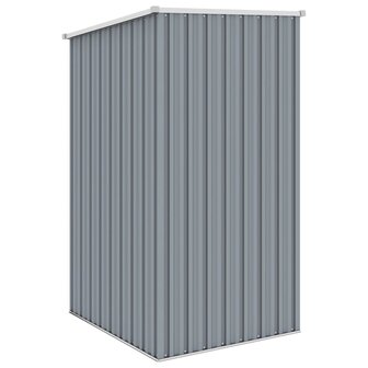 Tuinschuur 87x98x159 cm gegalvaniseerd staal grijs  4
