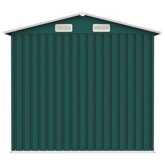 Tuinschuur 205x129x183 cm gegalvaniseerd staal groen  5