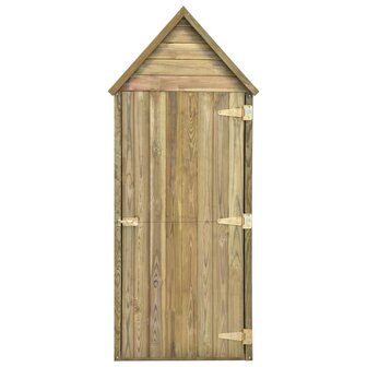 Tuinschuur met deur 69,5x32x178 cm ge&iuml;mpregneerd grenenhout 4