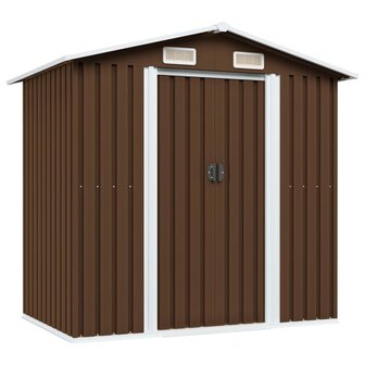 Tuinberging 204x132x186 cm staal bruin 1