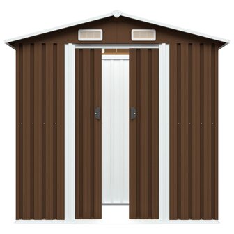 Tuinberging 204x132x186 cm staal bruin 3