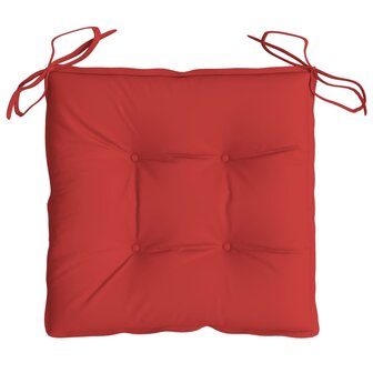 Palletkussens 2 st 50x50x7 cm oxford stof rood 6