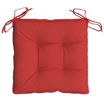 Palletkussens 4 st 50x50x7 cm oxford stof rood 6