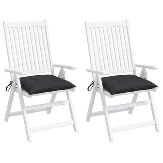 Palletkussens 2 st 50x50x7 cm oxford stof zwart 4