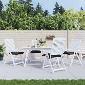 Palletkussens 4 st 50x50x7 cm oxford stof zwart 1