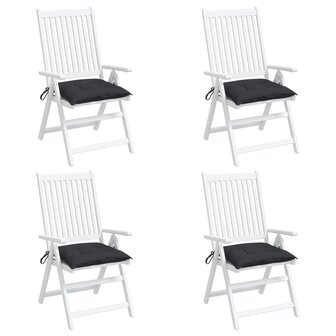 Palletkussens 4 st 50x50x7 cm oxford stof zwart 4