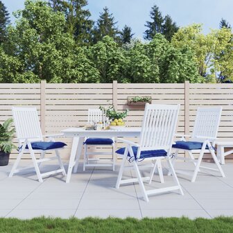 Palletkussens 4 st 50x50x7 cm oxford stof blauw 1