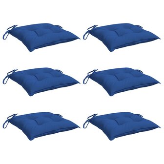 Palletkussens 6 st 50x50x7 cm oxford stof blauw 3