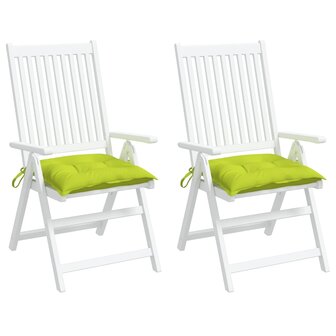 Palletkussens 2 st 50x50x7 cm oxford stof felgroen 4