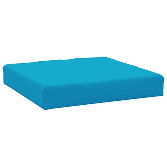Palletkussens 2 st stof lichtblauw 5