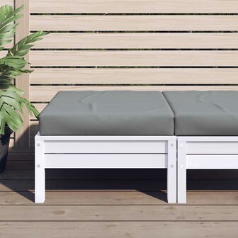 Palletkussen 60x60x8 cm oxford stof grijs 1