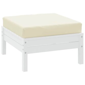 Palletkussen 60x60x8 cm oxford stof cr&egrave;mekleurig 3