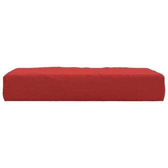 Palletkussen 60x60x8 cm oxford stof rood 4