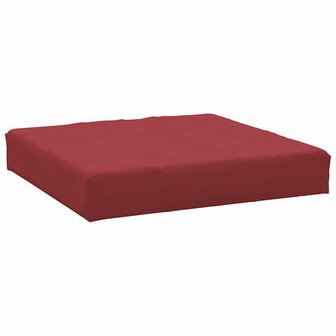 Palletkussen 60x60x8 cm oxford stof wijnrood 2