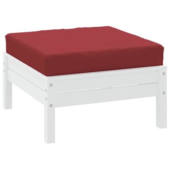 Palletkussen 60x60x8 cm oxford stof wijnrood 3