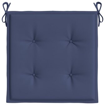 Palletkussens 6 st 40x40x3 cm oxford stof marineblauw 6