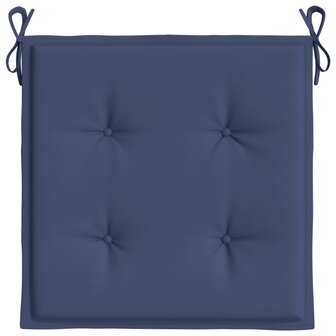 Palletkussens 4 st 50x50x3 cm oxford stof marineblauw 6