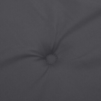Terrasstoelkussen (75+105)x50x3 cm stof gem&ecirc;leerd antraciet 7